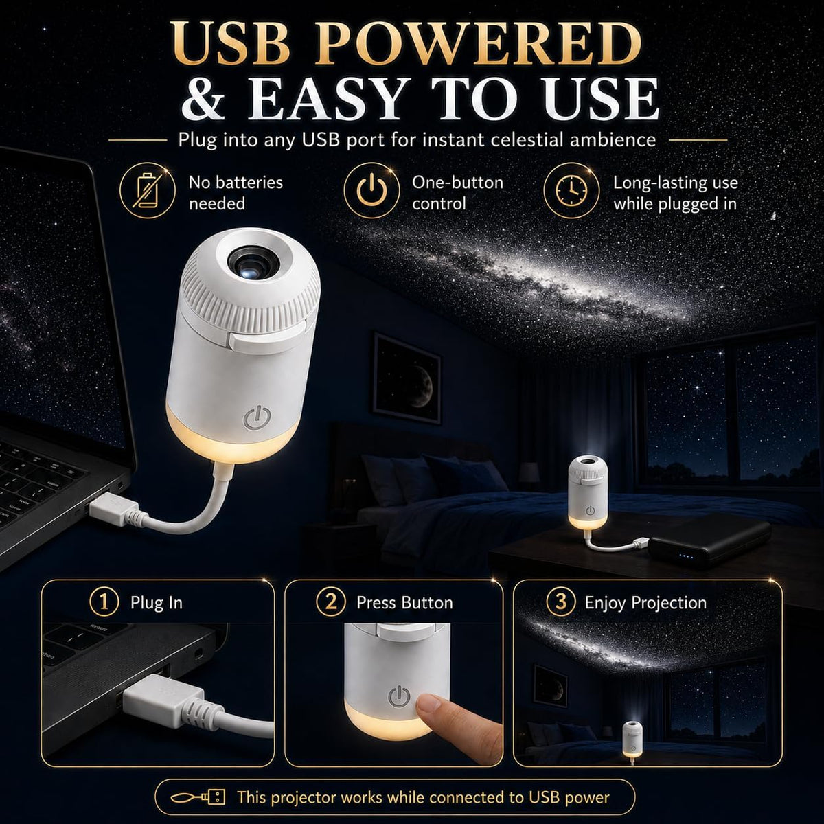 Astronaut Galaxy Projector